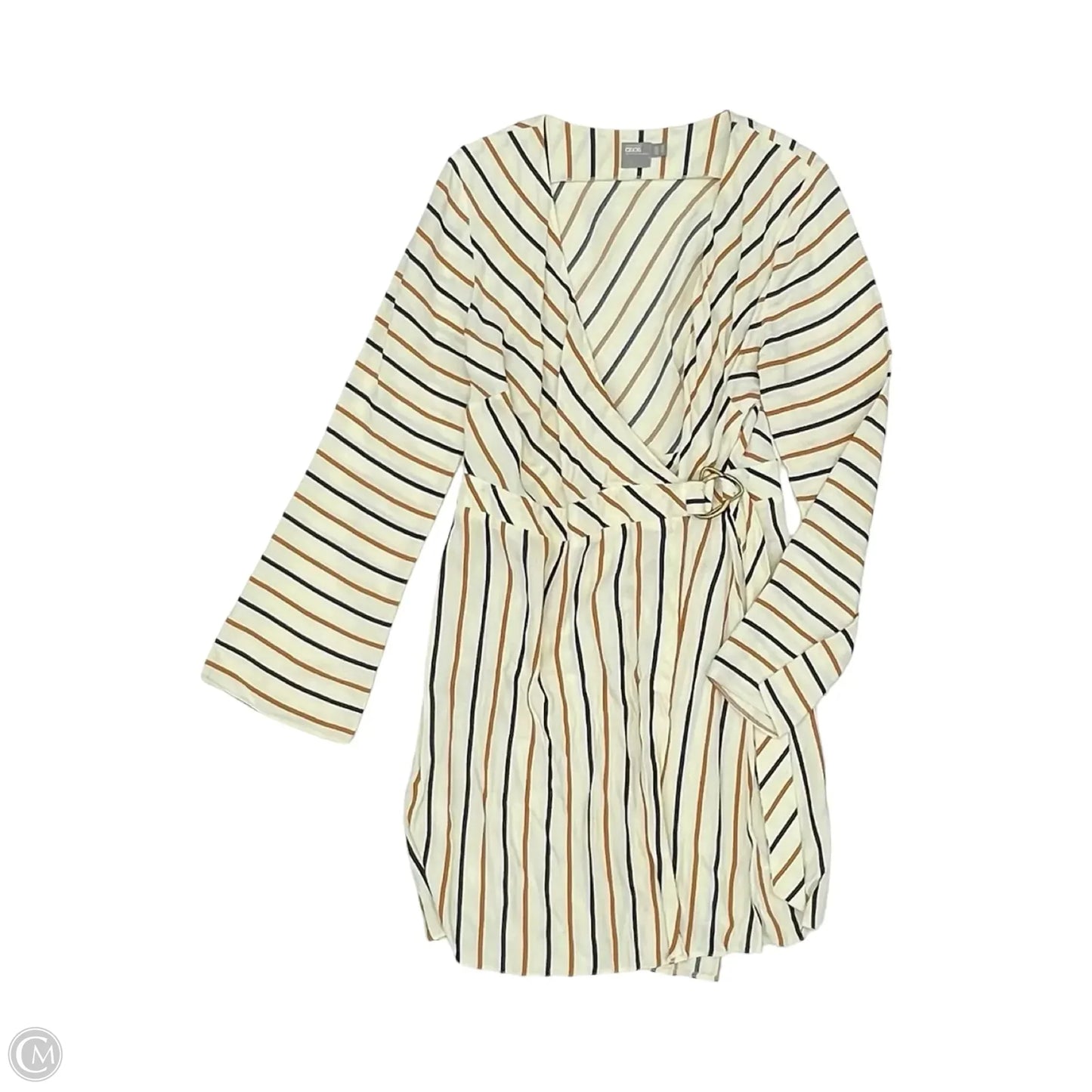 Dress Casual Short By Asos In Striped Pattern, Size: 10