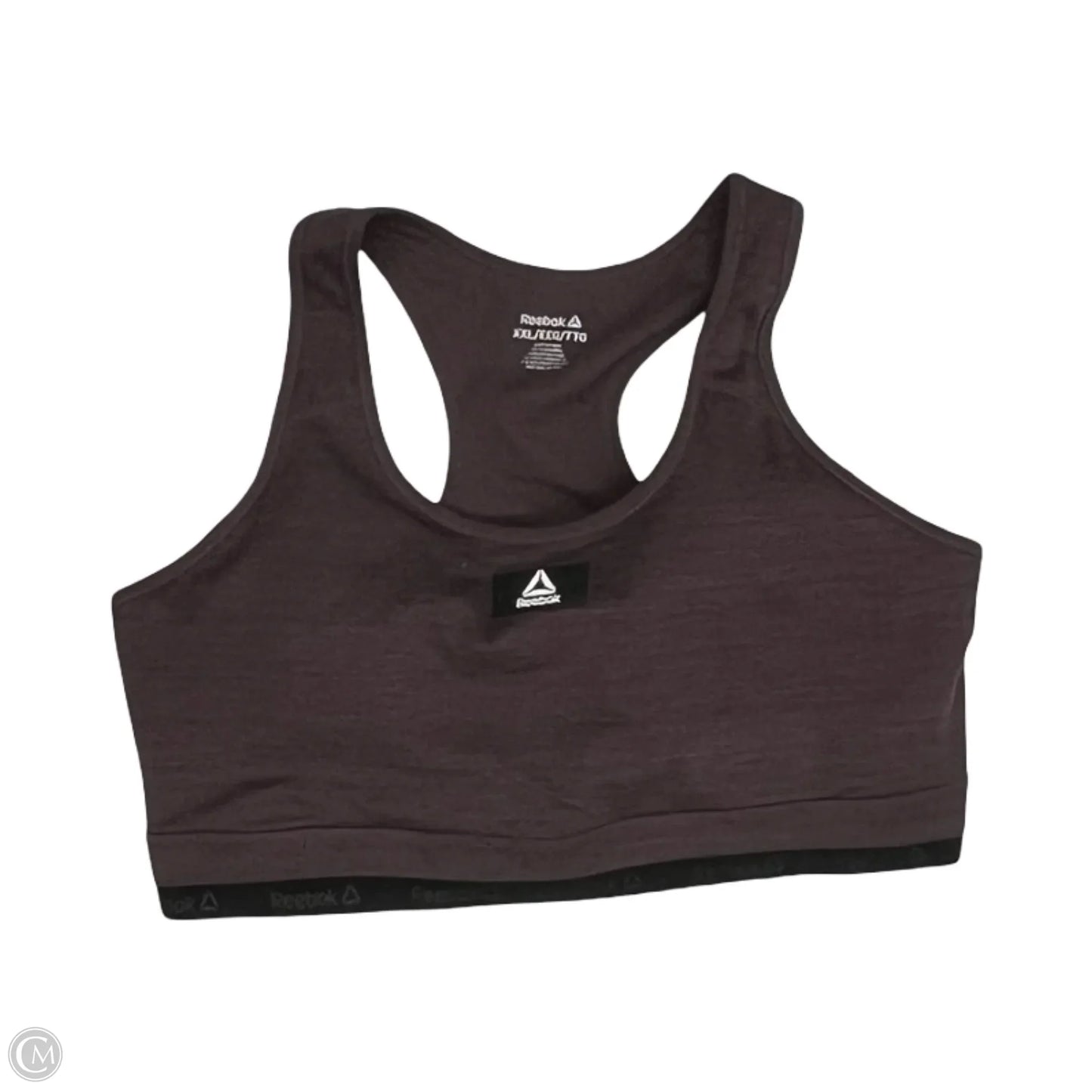 Athletic Bra By Reebok In Brown, Size: Xxl