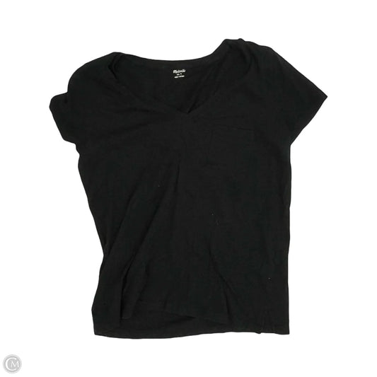 Top Short Sleeve By Madewell In Black, Size: S