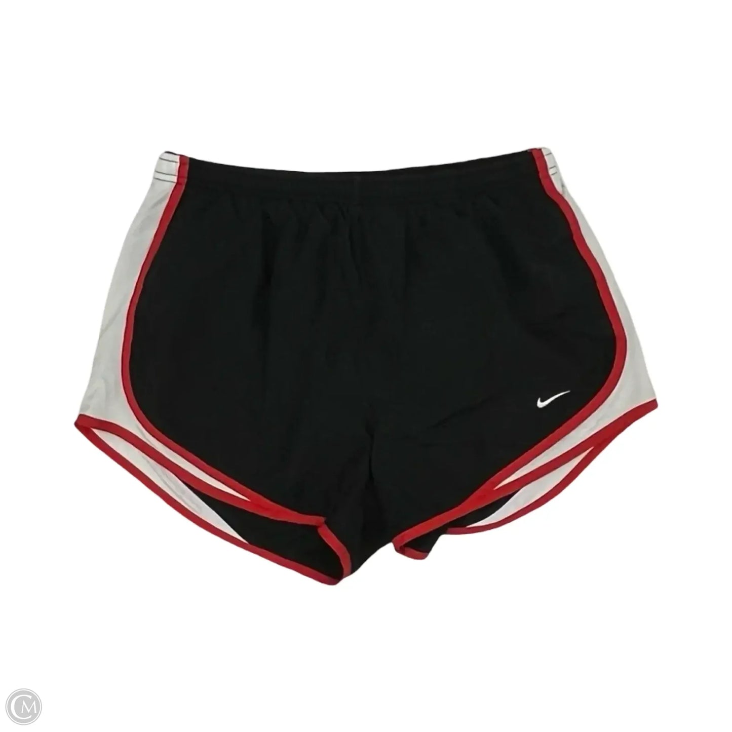 Athletic Shorts By Nike In Black & Red, Size: M