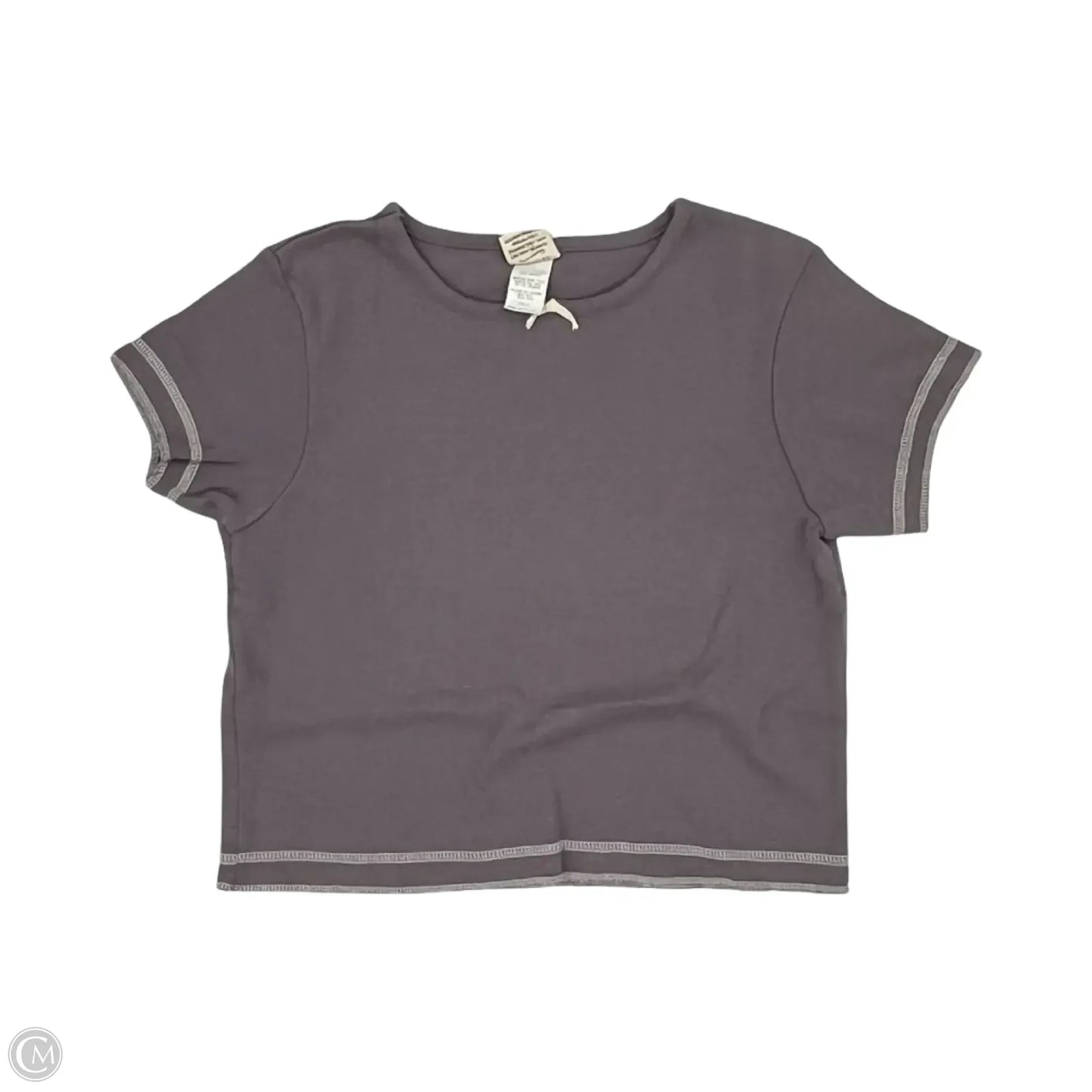 Top Short Sleeve By Cmf In Purple, Size: M