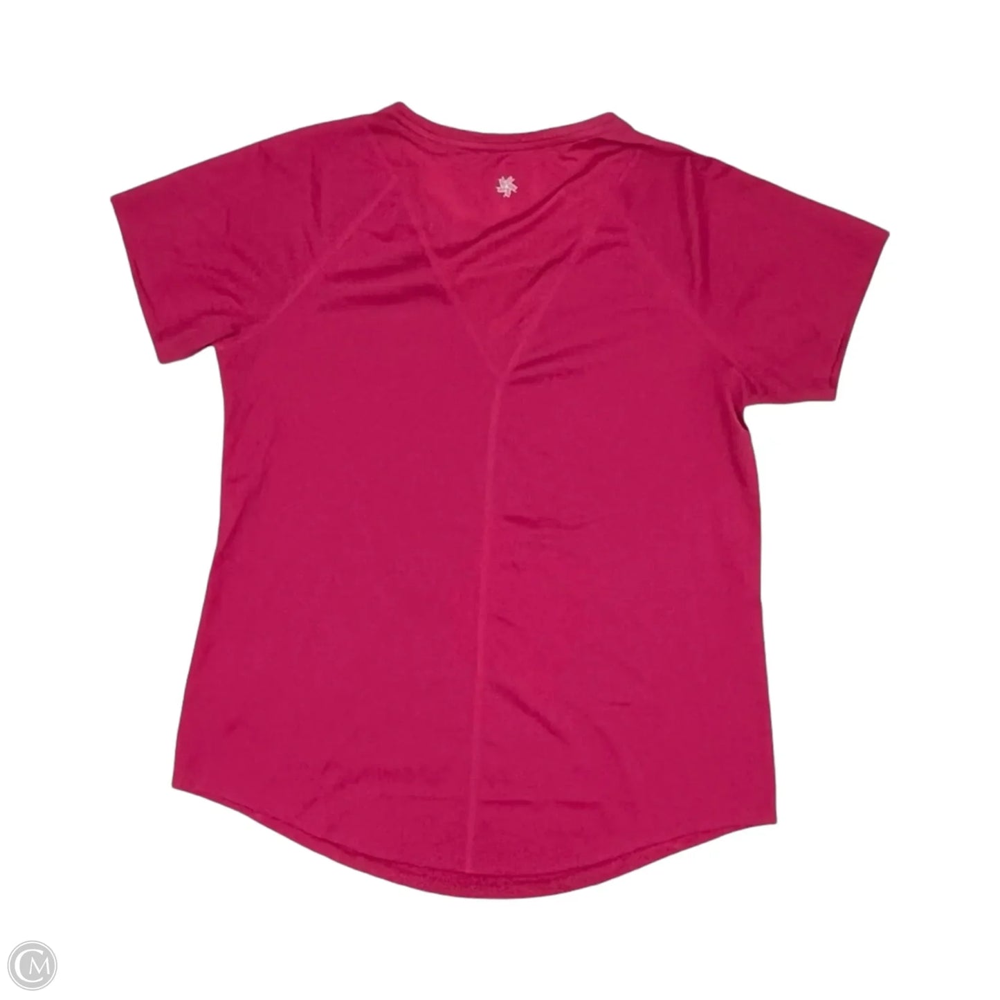 Athletic Top Short Sleeve By Tek Gear In Pink, Size: M