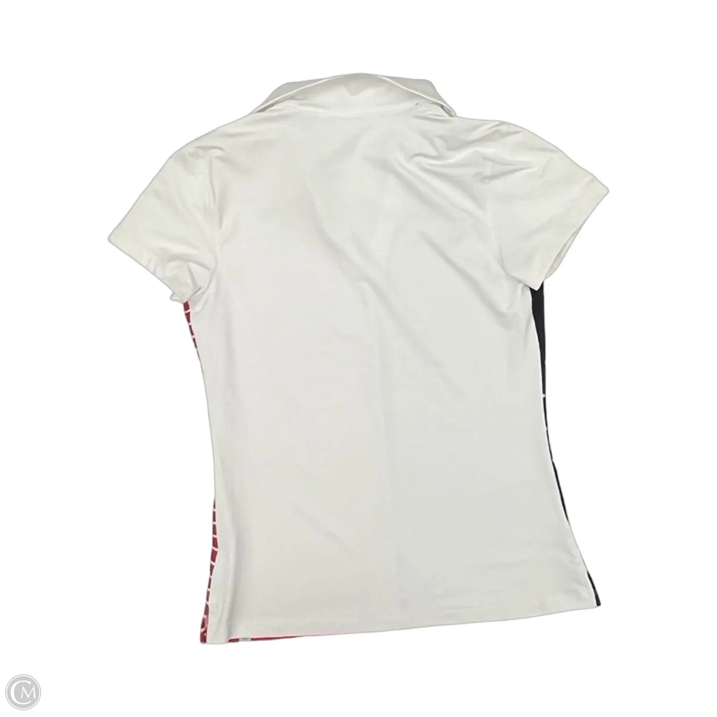 Athletic Top Short Sleeve By Lady Hagen In Blue Red & White, Size: Xs