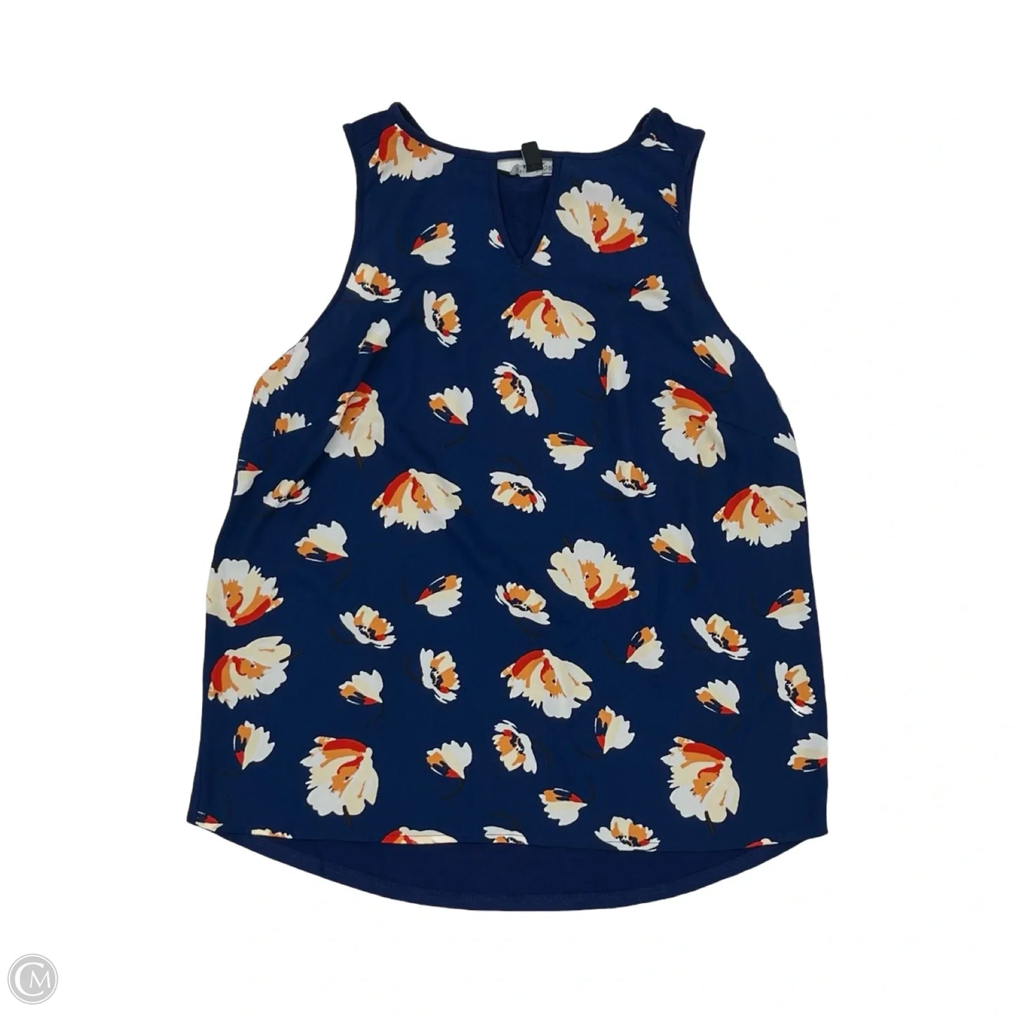 Blouse Sleeveless By 41 Hawthorn In Floral Print, Size: M
