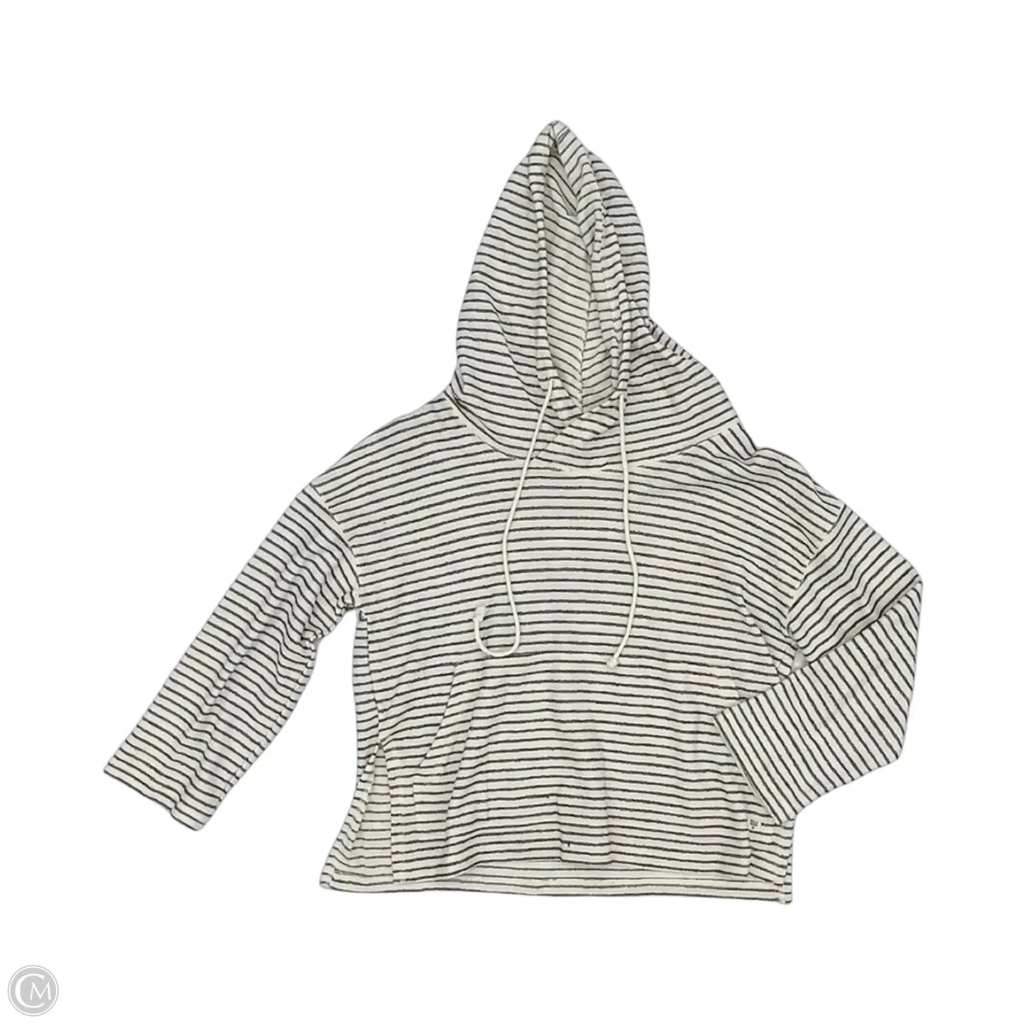 Top Long Sleeve By Billabong In Striped Pattern, Size: L