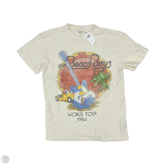 Top Short Sleeve By Abercrombie And Fitch In Multi-colored, Size: M