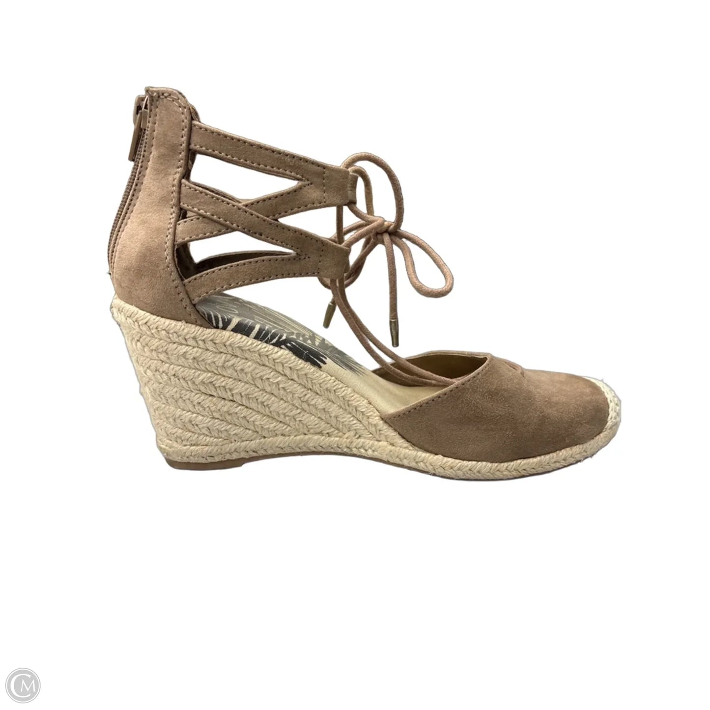 Sandals Heels Wedge By Dolce Vita In Brown, Size: 8.5