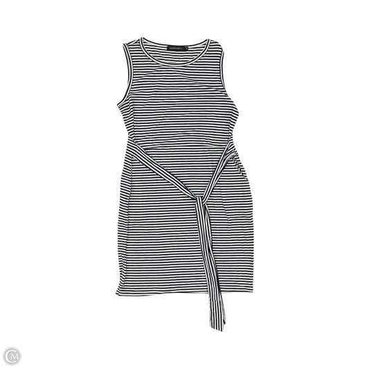 Dress Casual Short By Merokeety In Blue & Cream, Size: M