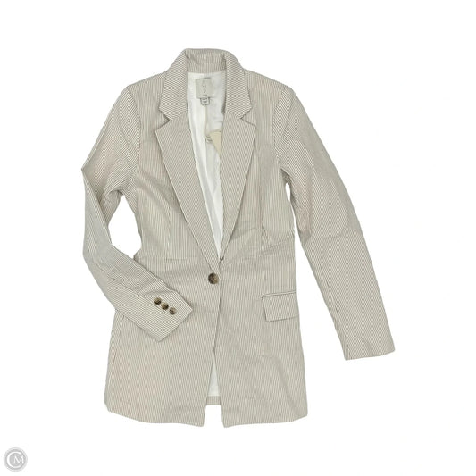 Blazer By Joie In Tan & White, Size: Xs