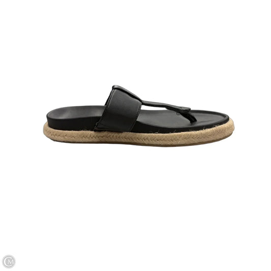 Sandals Flip Flops By Joie In Black, Size: 6.5