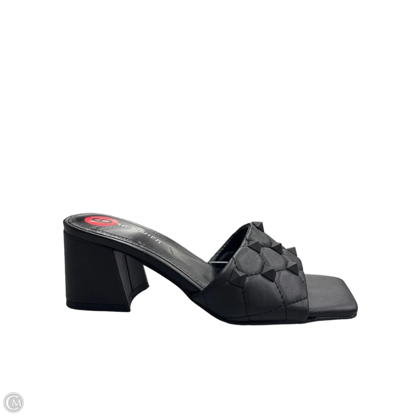 Sandals Heels Block By Marc Fisher In Black, Size: 6
