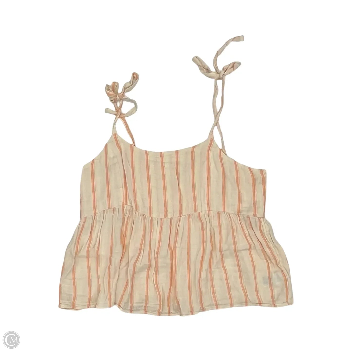 Blouse Sleeveless By Old Navy In Orange, Size: L