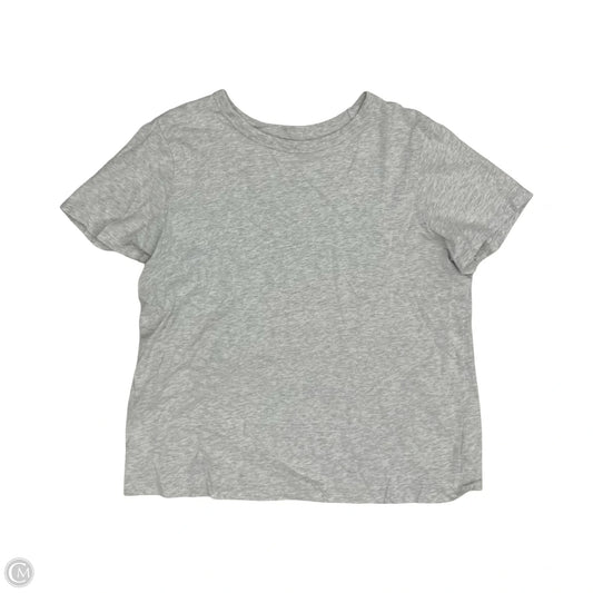 Top Short Sleeve By Old Navy In Grey, Size: L