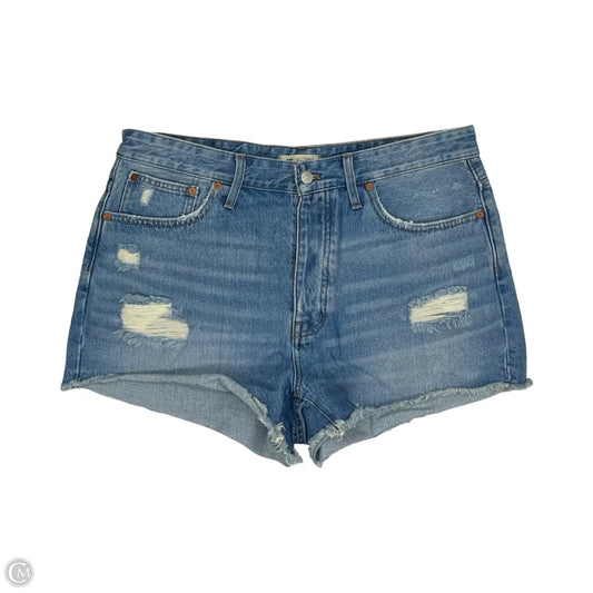 Shorts By Madewell In Blue Denim, Size: 12