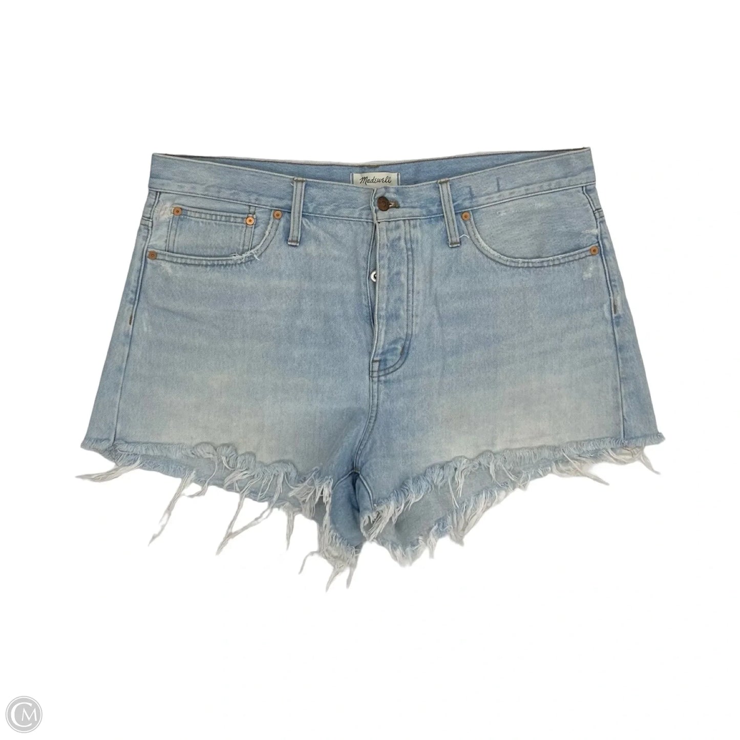 Shorts By Madewell In Blue Denim, Size: 14