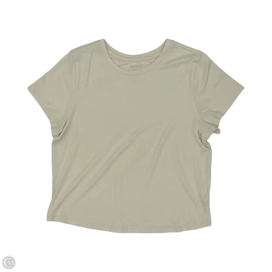 Top Short Sleeve By Old Navy In Tan, Size: L
