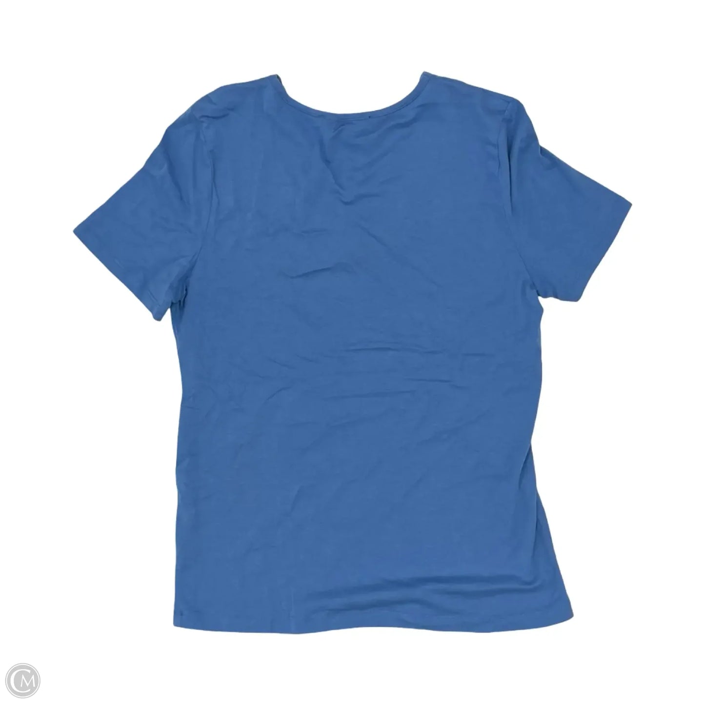 Top Short Sleeve By Tommy Hilfiger In Blue, Size: M