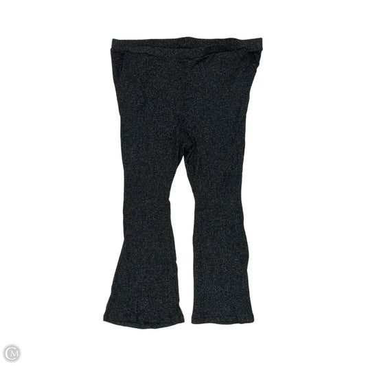 Pants Lounge By Torrid In Black & Silver, Size: 4x