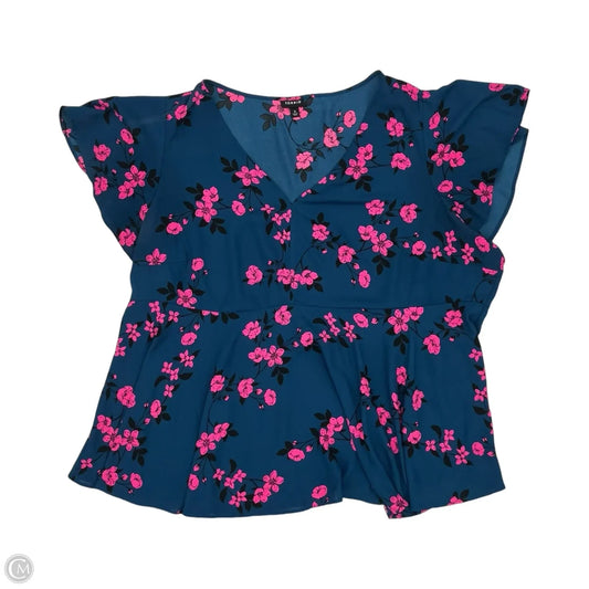 Blouse Short Sleeve By Torrid In Floral Print, Size: 4x