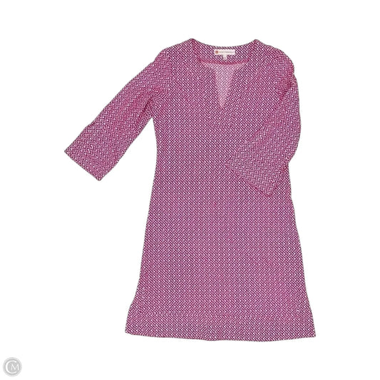 Dress Casual Short By Jude Connally In Pink & White, Size: S
