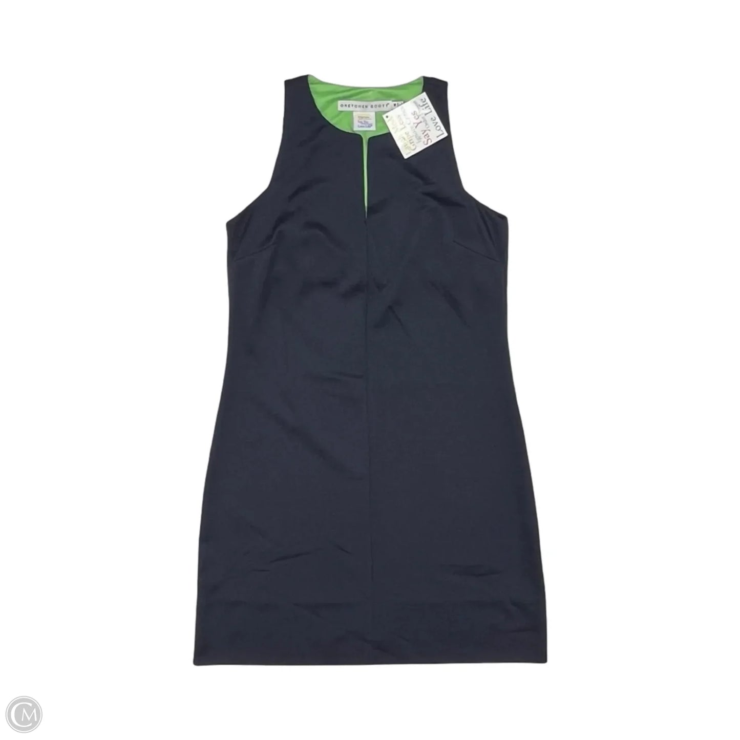 Dress Casual Short By Gretchen Scott In Blue & Green, Size: M