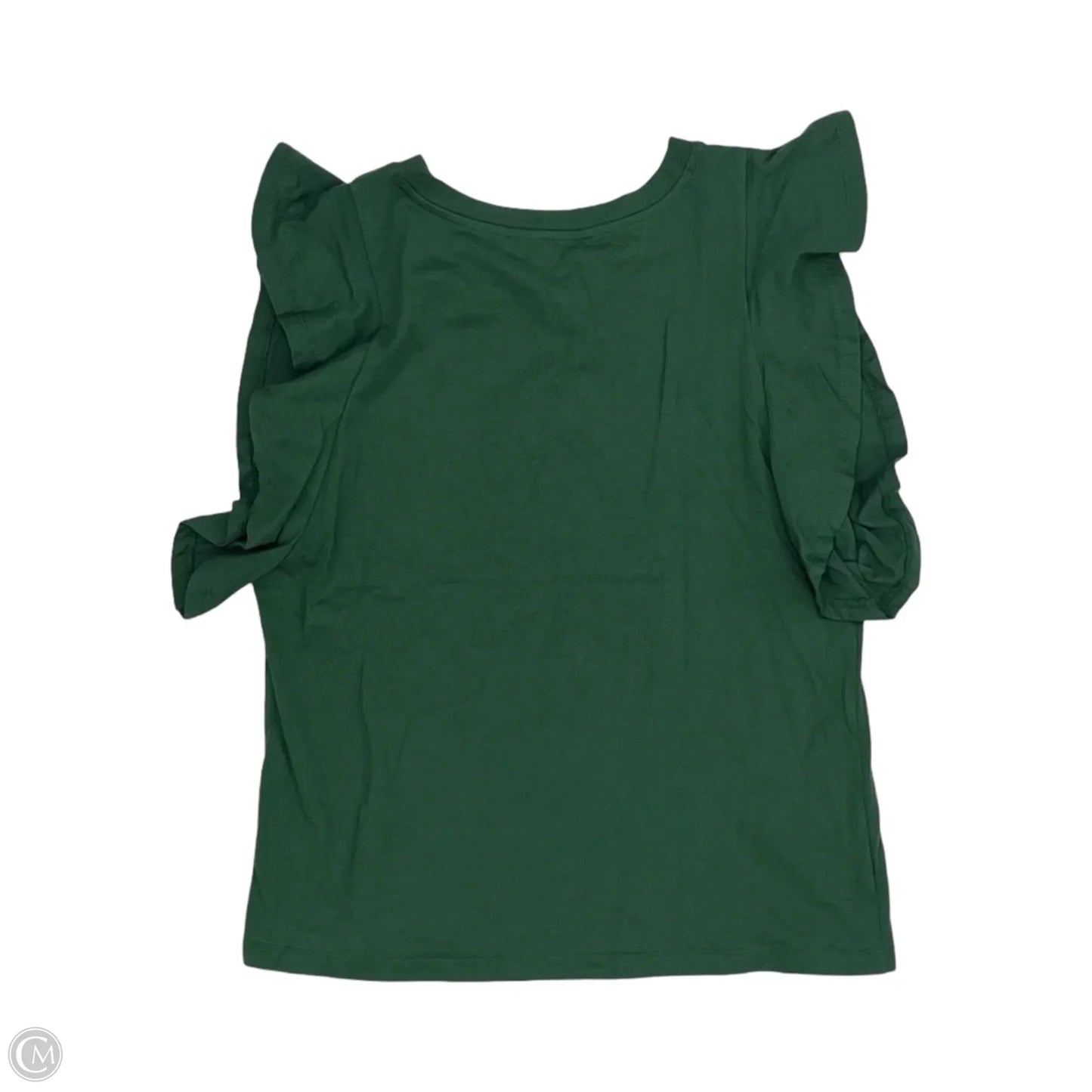Top Short Sleeve By Loft In Green, Size: M