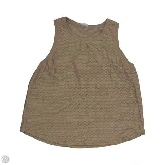 Athletic Tank Top By Calia In Brown, Size: Xxl