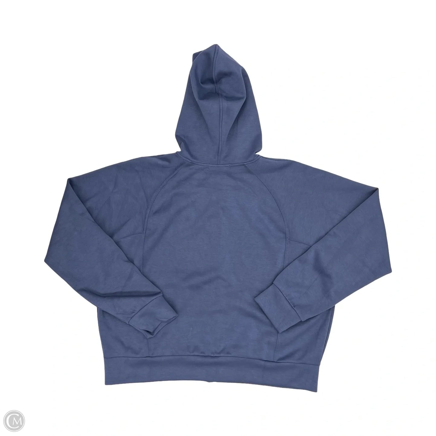 Sweatshirt Hoodie By Clothes Mentor In Blue, Size: 1x