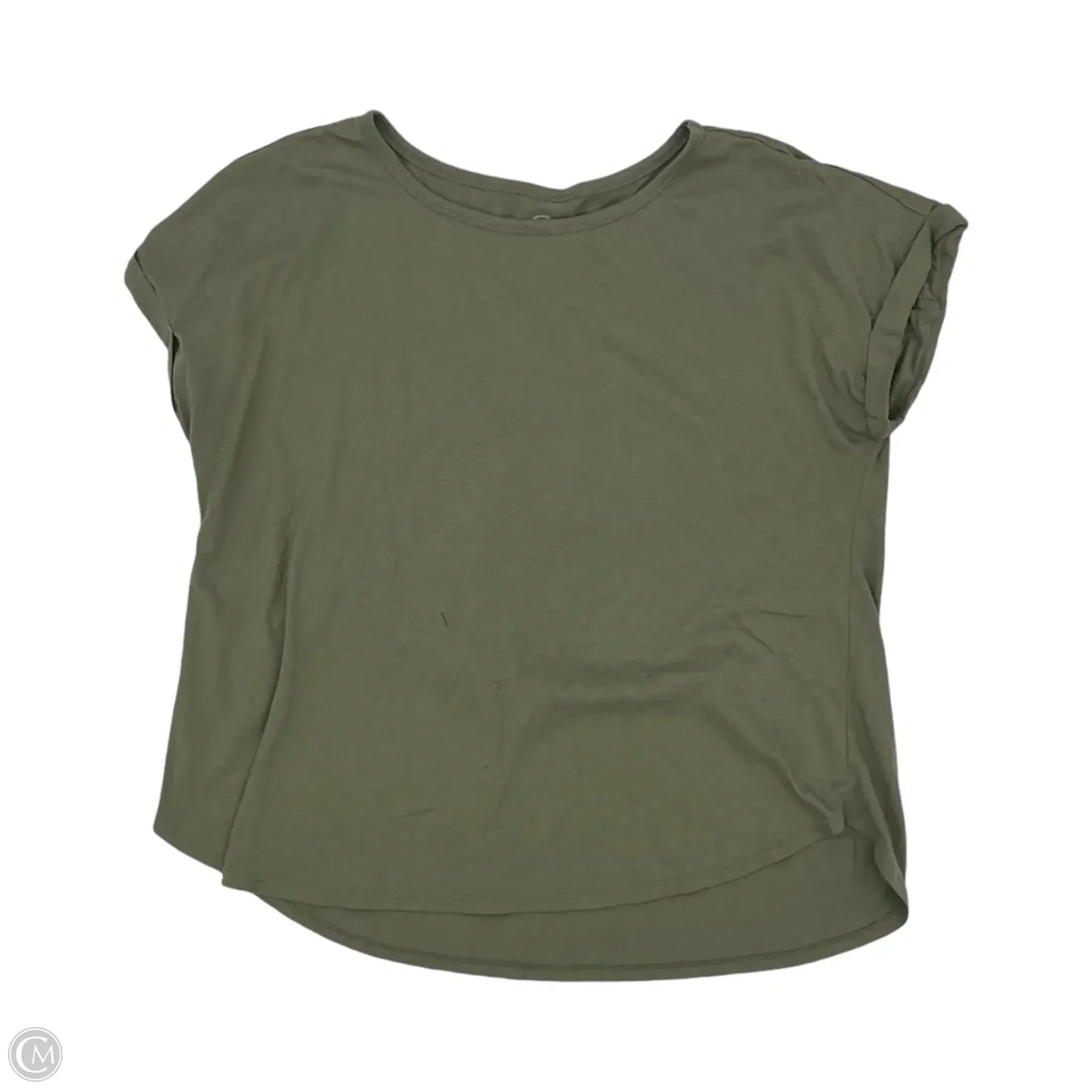 Top Short Sleeve By Cato In Green, Size: 1x