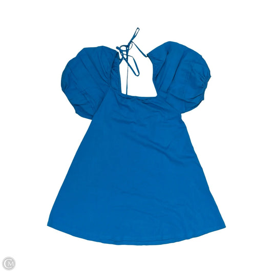 Dress Casual Short By Zara In Blue, Size: M