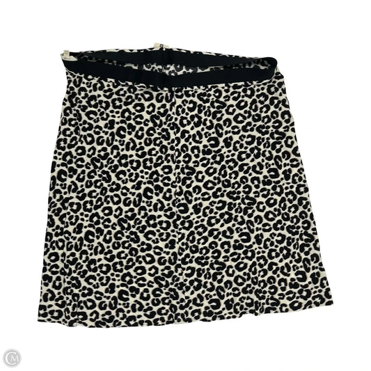 Skirt Midi By Terra & Sky In Leopard Print, Size: 3x
