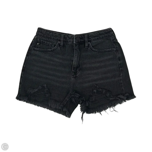 Shorts By Kancan In Black Denim, Size: 4