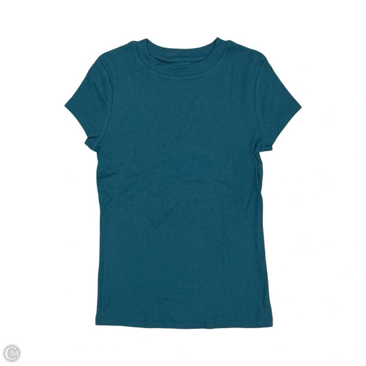 Top Short Sleeve By A New Day In Blue, Size: S