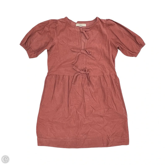 Dress Casual Short By Loft In Orange, Size: Xs