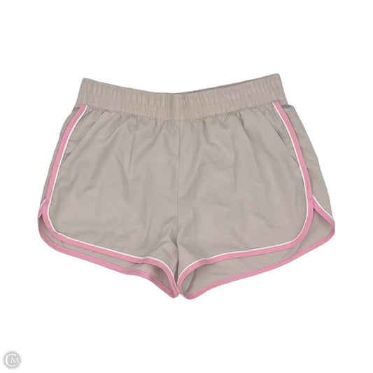 Athletic Shorts By Athletic Works In Pink & Tan, Size: M