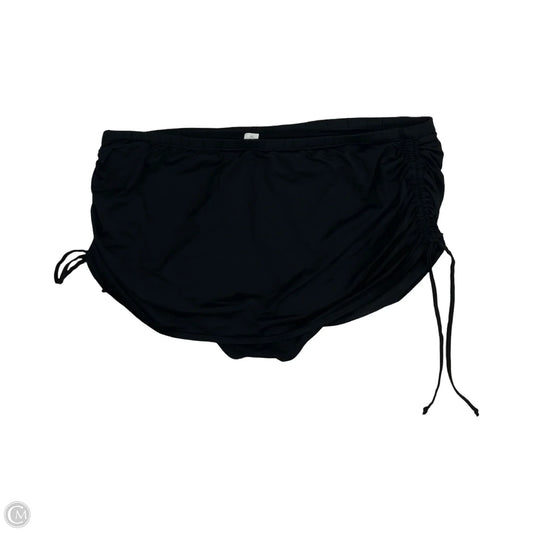 Swimsuit Bottom By Apt 9 In Black, Size: 2x