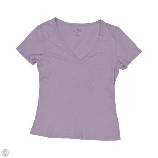 Top Short Sleeve By Universal Thread In Purple, Size: S
