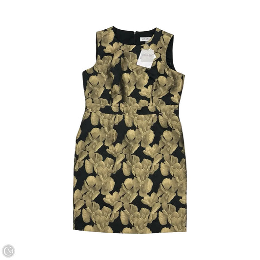 Dress Party Midi By Kasper In Black & Gold, Size: 14