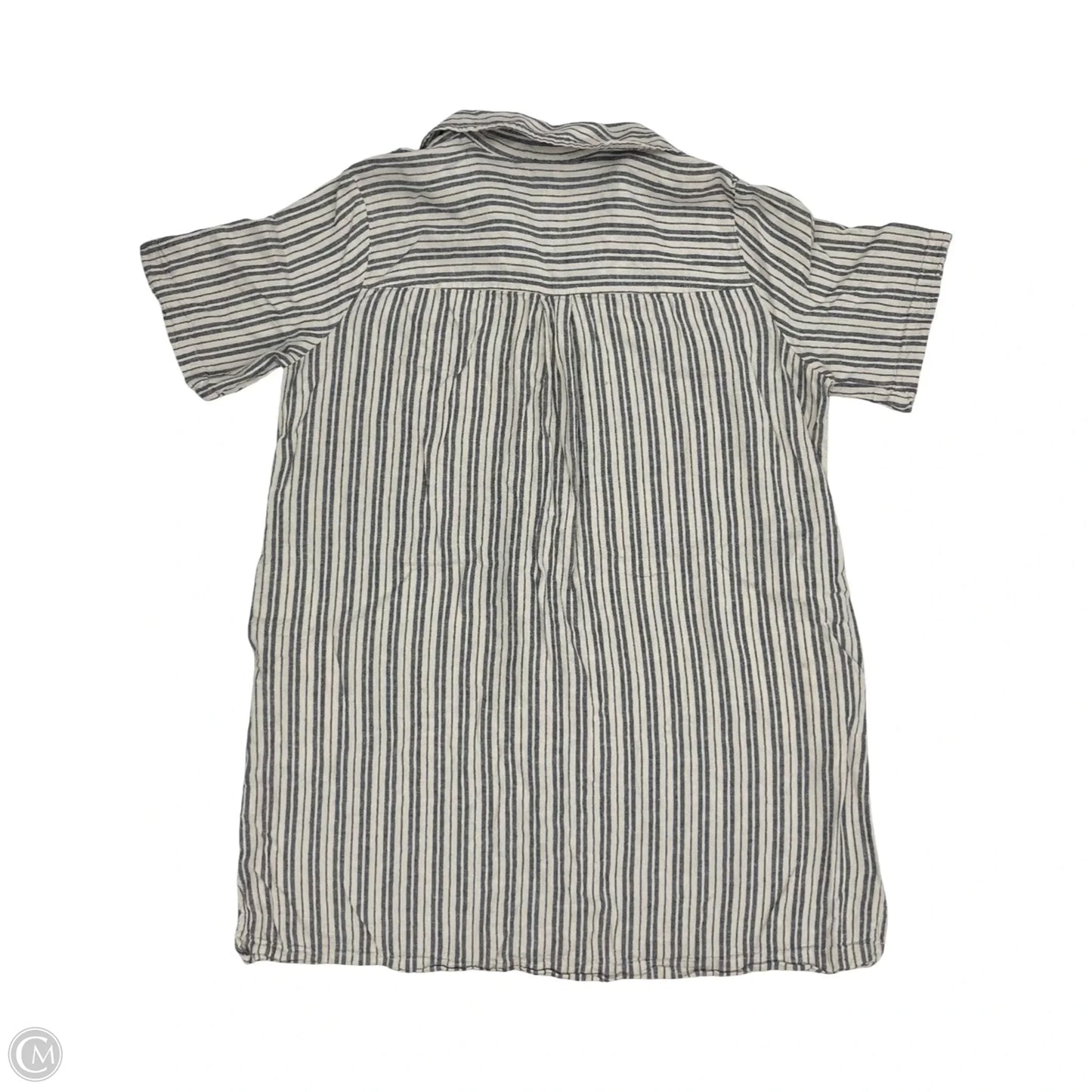 Dress Casual Short By Universal Thread In Blue & Cream, Size: M