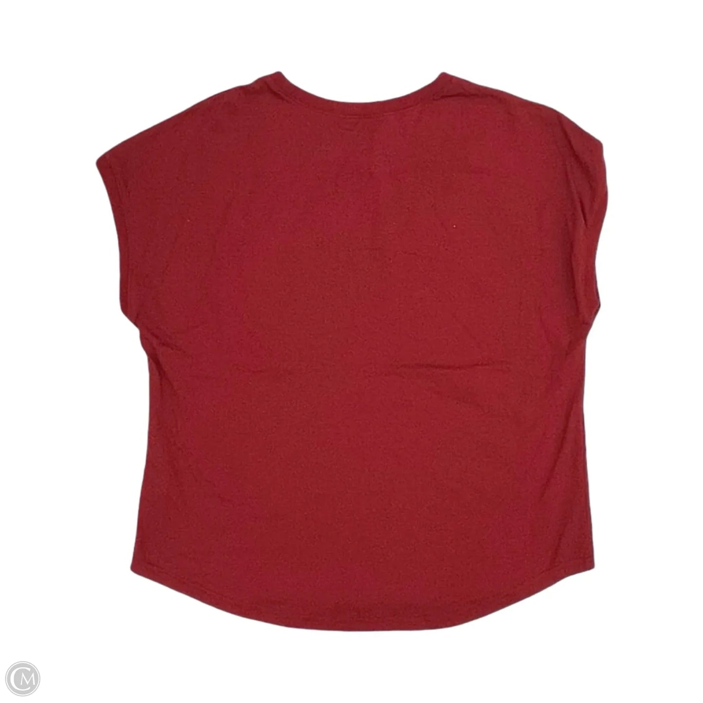 Top Short Sleeve By Cmf In Red, Size: L