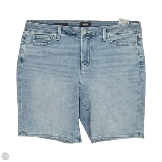 Shorts By Not Your Daughters Jeans In Blue Denim, Size: 16