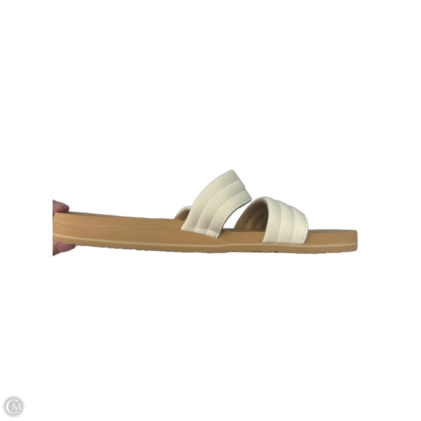 Sandals Flats By Reef In Brown & Cream, Size: 8
