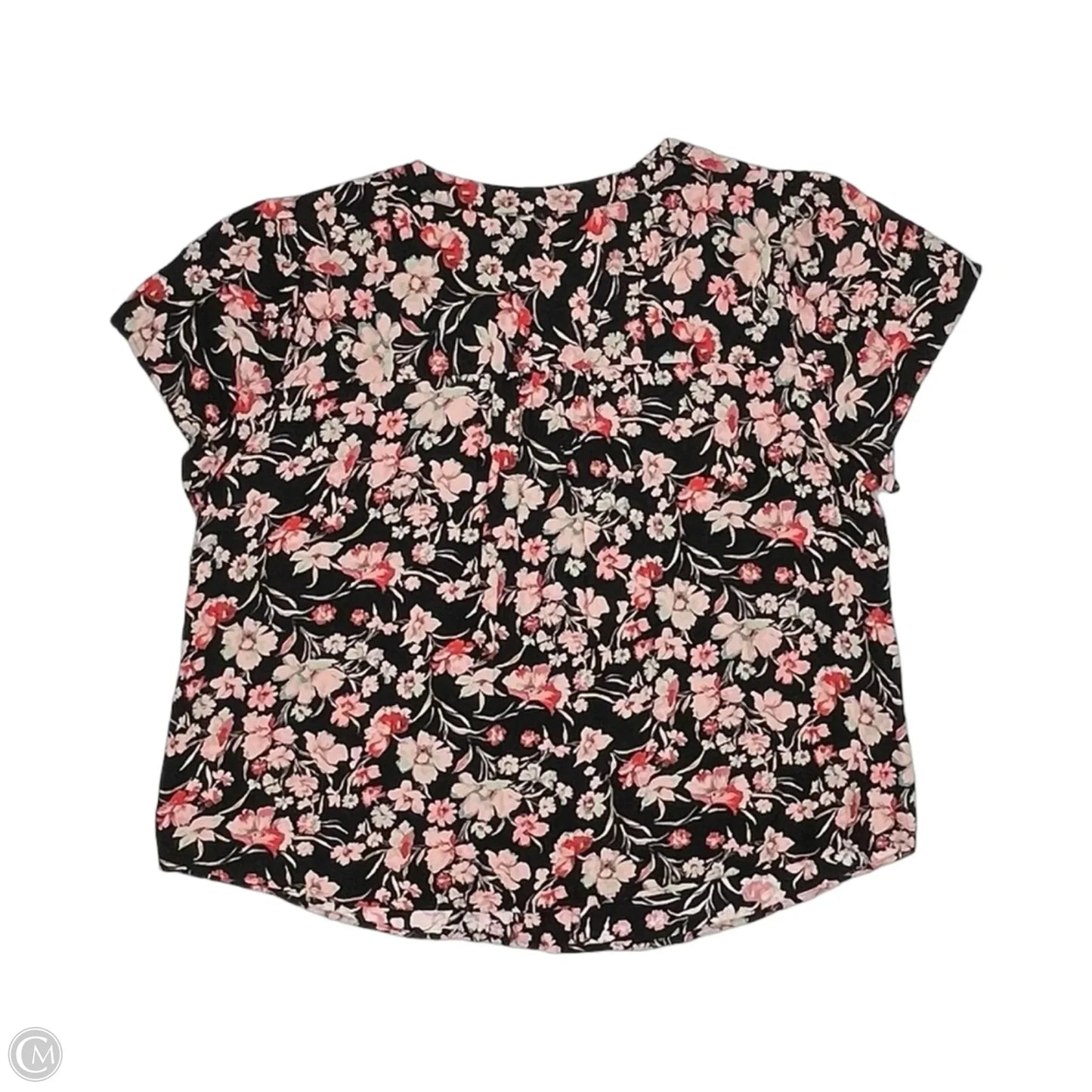 Blouse Short Sleeve By Sanctuary In Floral Print, Size: 1x