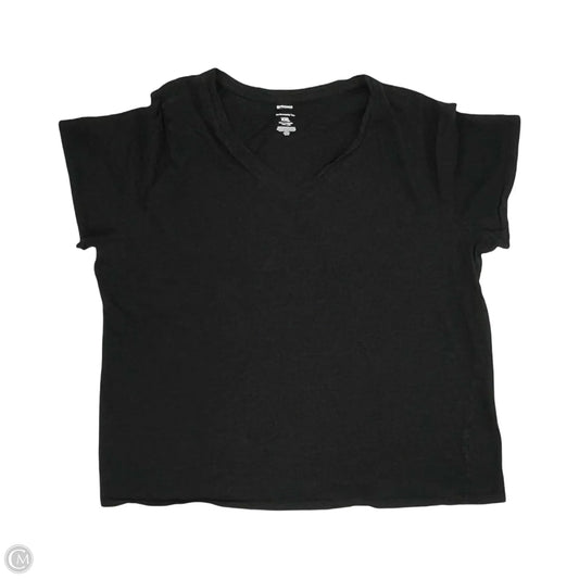 Top Short Sleeve By Old Navy In Black, Size: Xxl