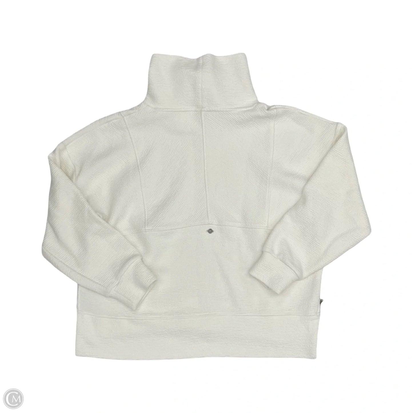 Sweatshirt Collar By Calia In Cream, Size: M