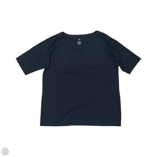 Top Short Sleeve By J. Jill In Navy, Size: S