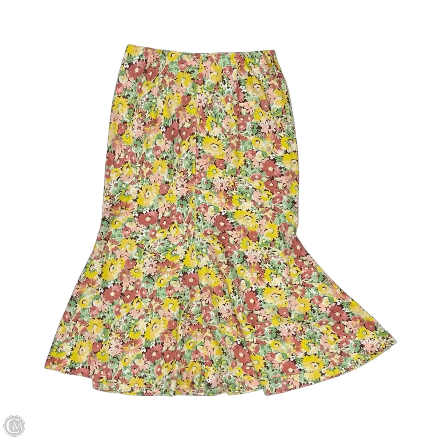 Skirt Midi By J. Crew In Floral Print, Size: M