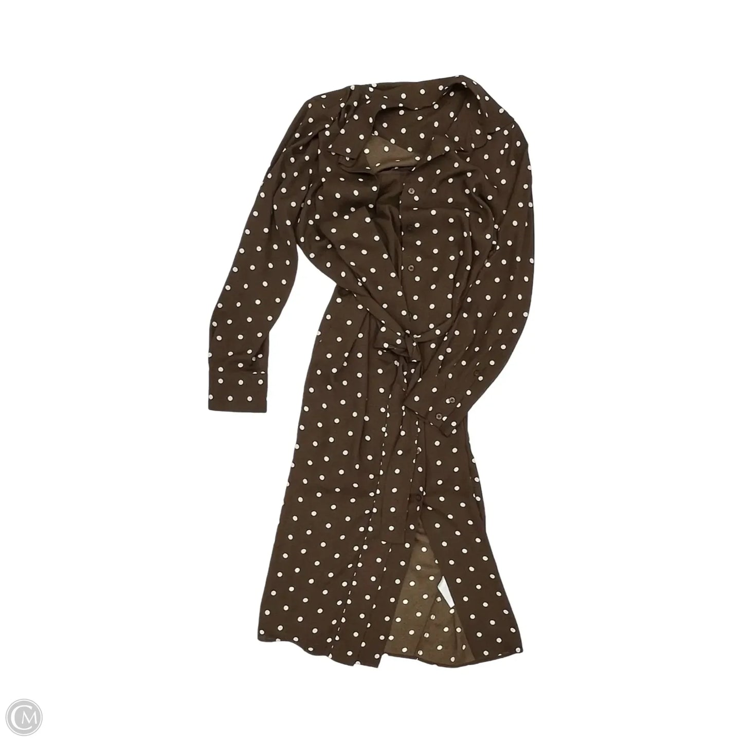 Dress Party Midi By Banana Republic In Polkadot Pattern, Size: M