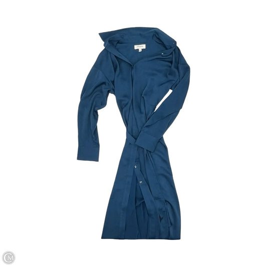 Dress Party Midi By Banana Republic In Blue, Size: M