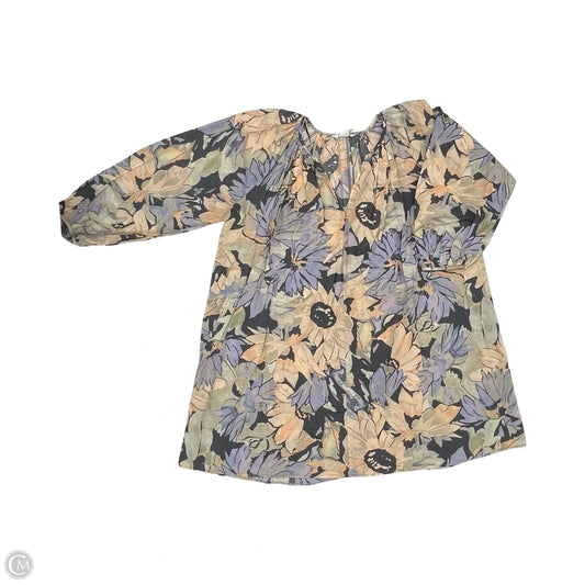 Dress Casual Short By H&m In Floral Print, Size: S